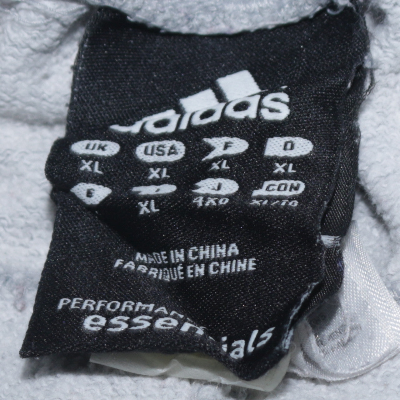 Adidas Men's Grey XL Sweatpants Regular Fit Performance Essentials