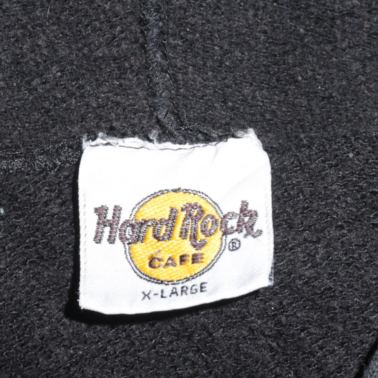 Hard Rock Cafe Edinburgh Black XL Women's Pullover Hoodie Sweatshirt