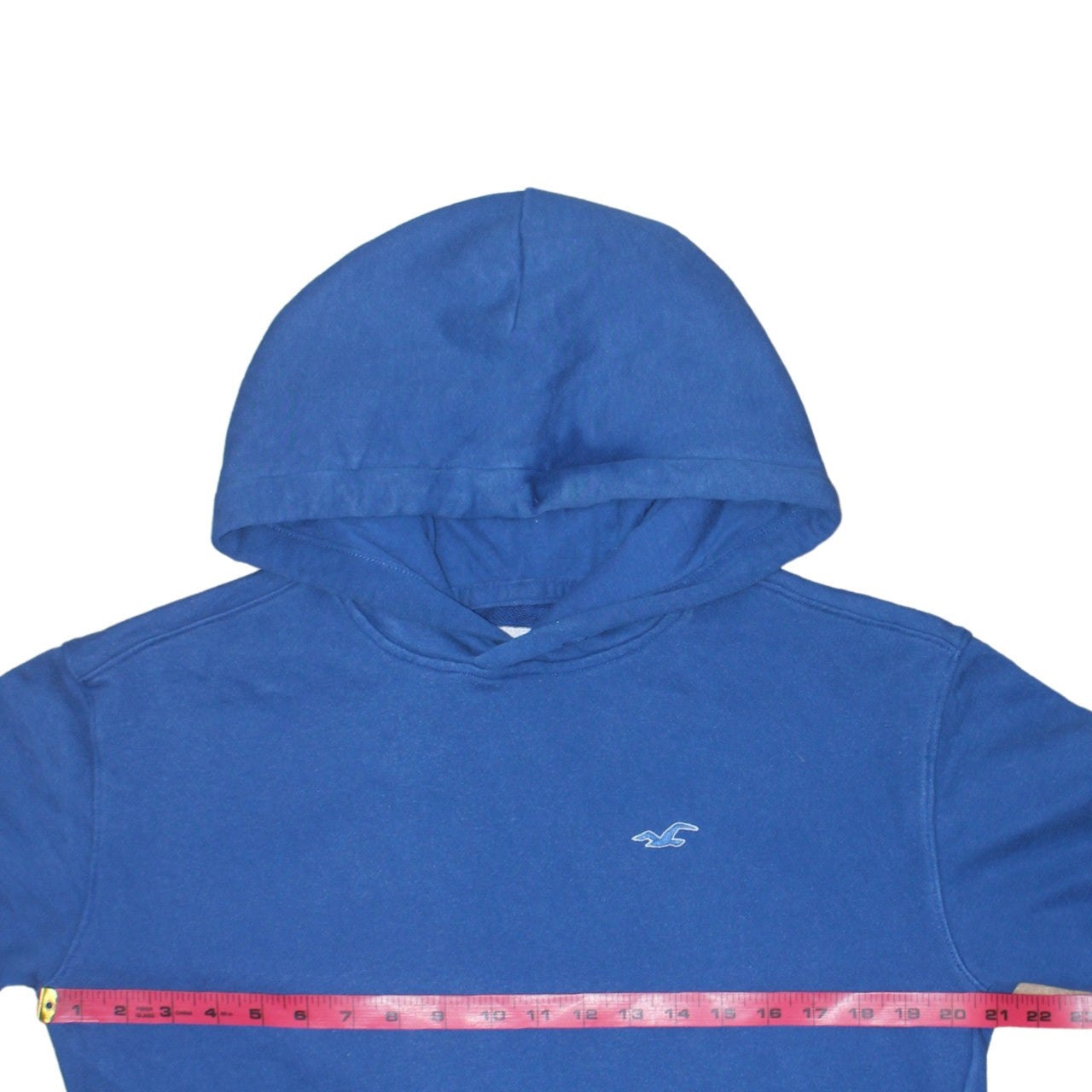 Hollister Men Blue Pullover Hoodie S Classic Logo Sweatshirt