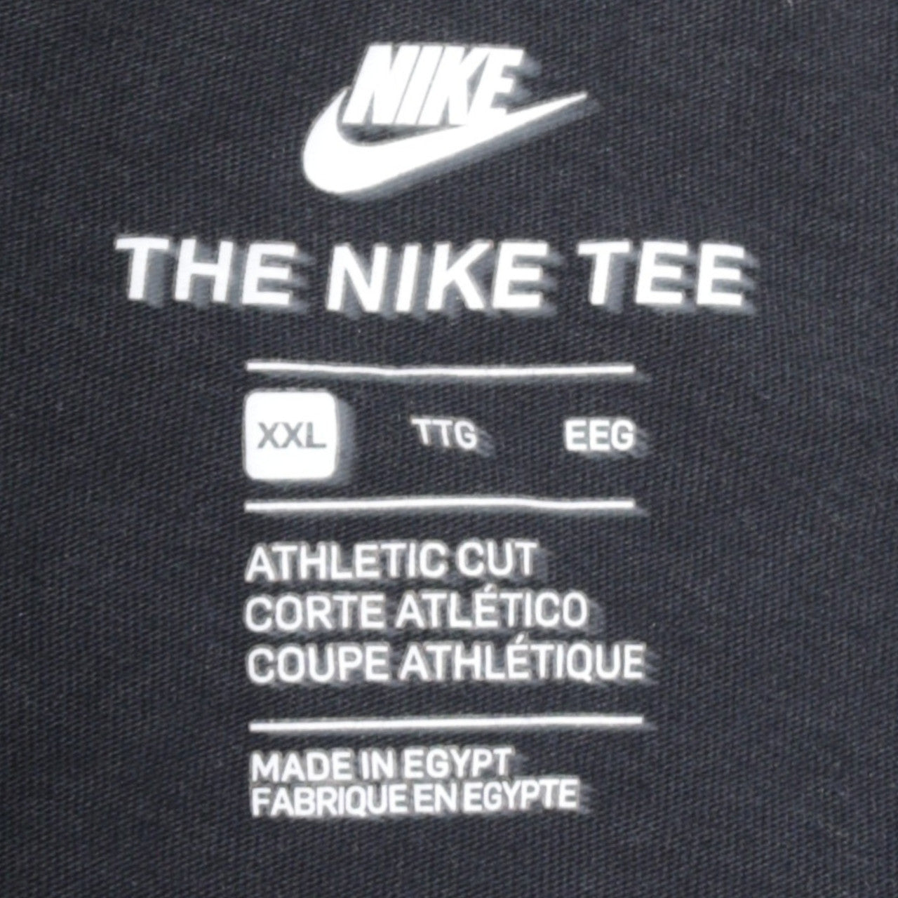 Nike Men's Black 2XL Athletic Fit Crew Neck T-Shirt