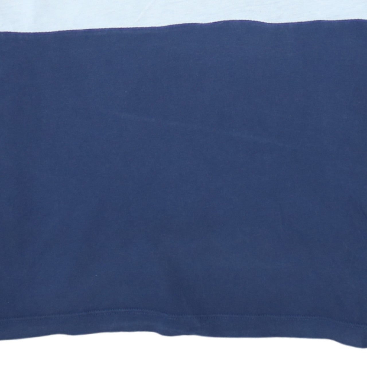 Nike Men's Blue Colourblock Air Logo Crew Neck T-Shirt Size M