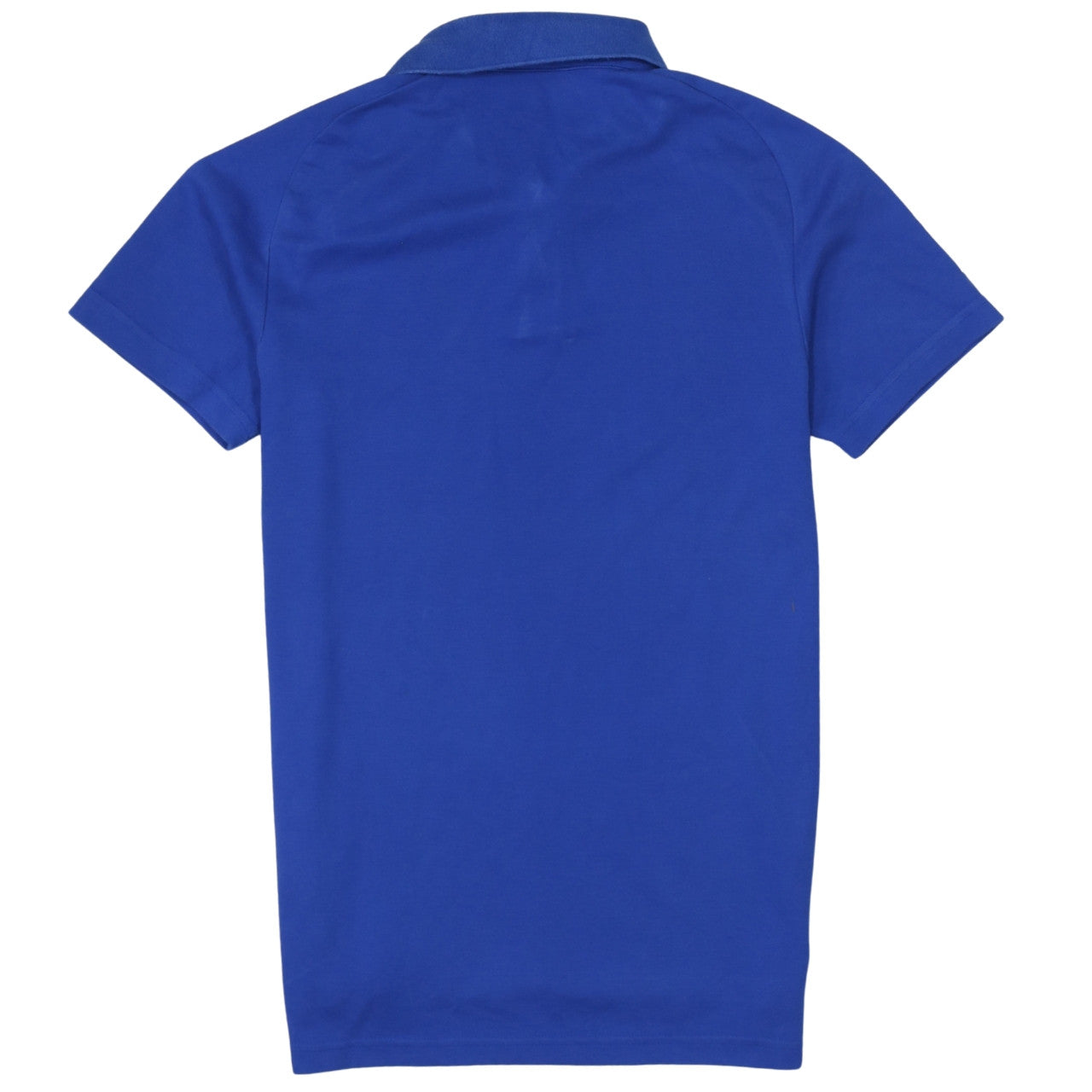 Adidas Scotland Men Blue Polo Shirt S Athletic Fit