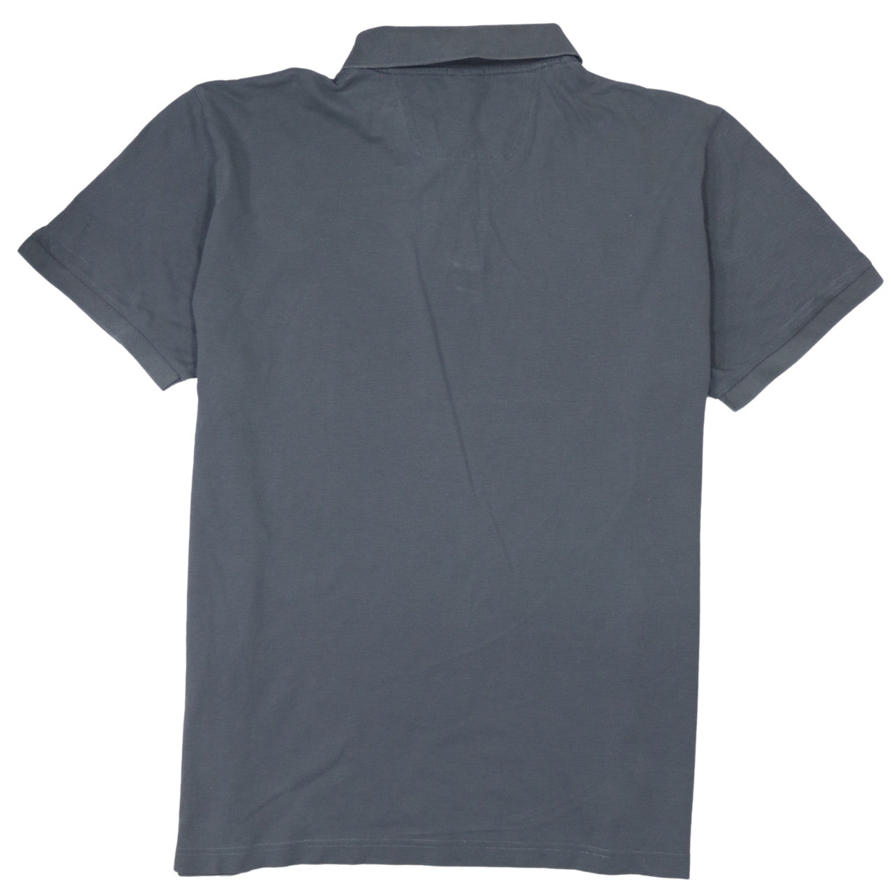 Hugo Boss Men's Grey Regular Fit Cotton Polo Shirt M