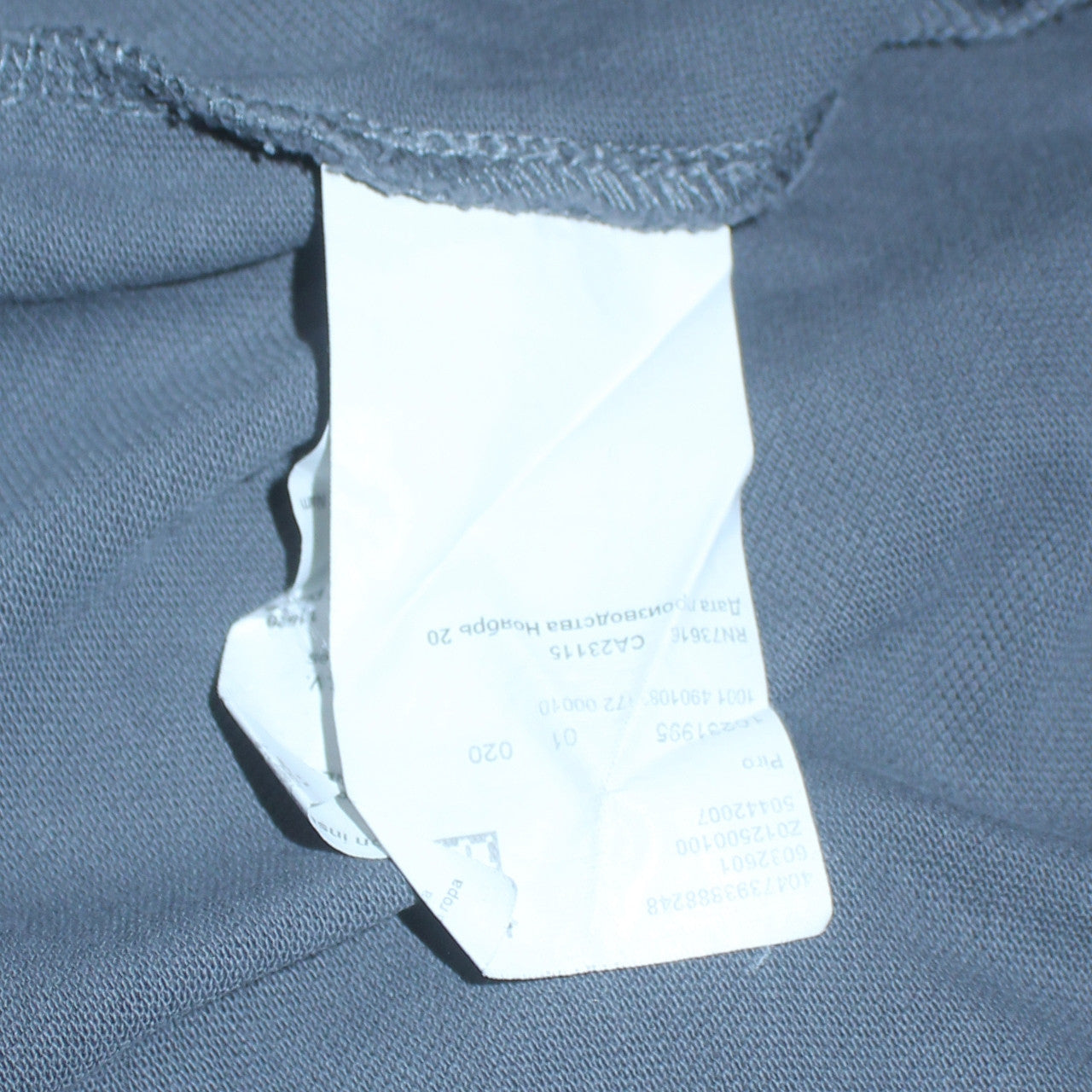 Hugo Boss Men's Grey Regular Fit Cotton Polo Shirt M