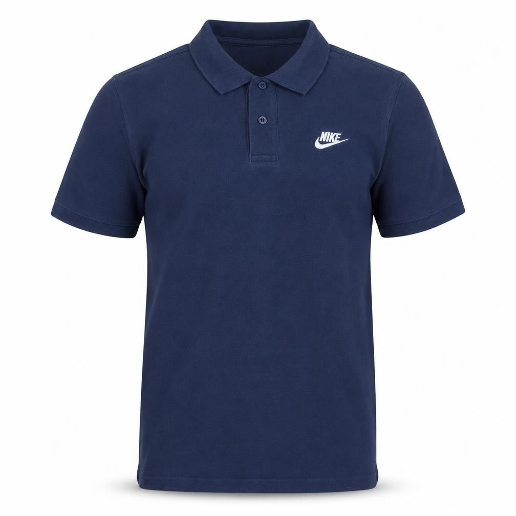 Nike Men's Blue Short Sleeve Cotton Polo Shirt Size S