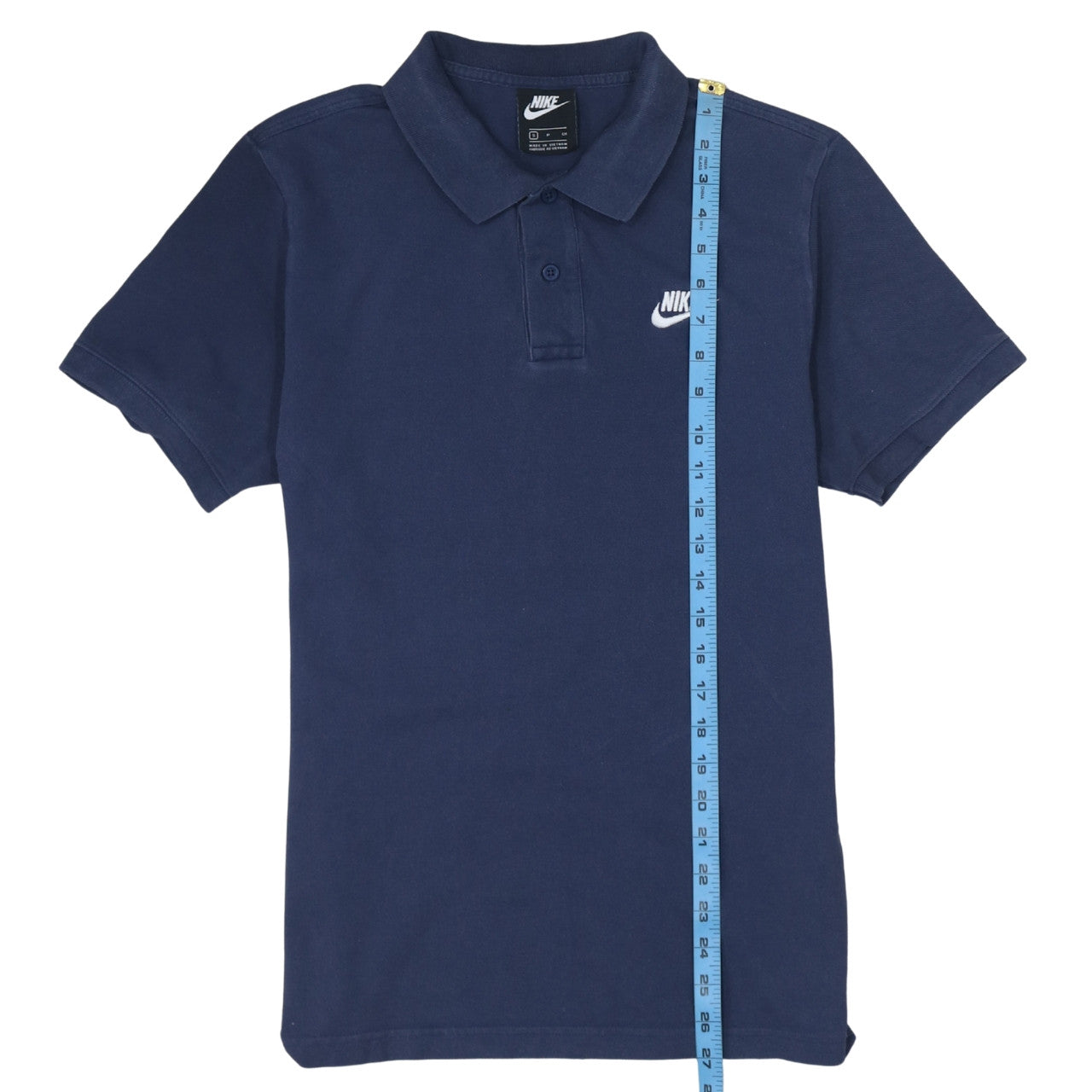 Nike Men's Blue Short Sleeve Cotton Polo Shirt Size S