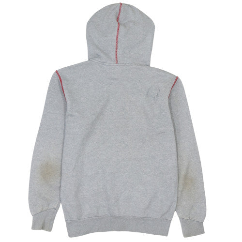 Puma Men's Grey Pullover Hoodie Small Logo Sportswear