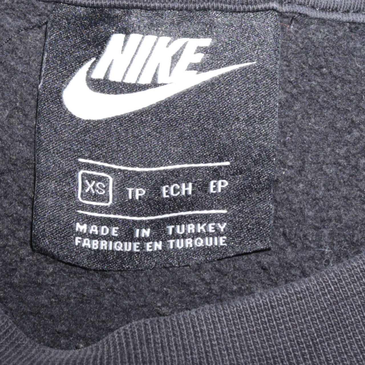 Nike Women's Black AIR Logo Pullover Sweatshirt XS