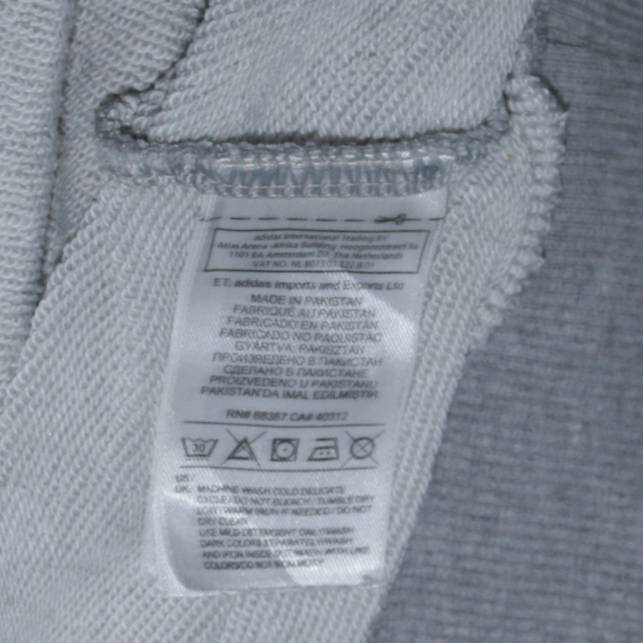 Adidas Womens Grey 3XL Pullover Hoodie with 3 Stripes Logo Classic Style