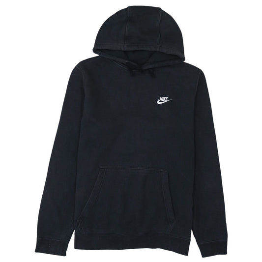 Nike Men's Black Pullover Hoodie M Regular Fit Fleece Sweatshirt