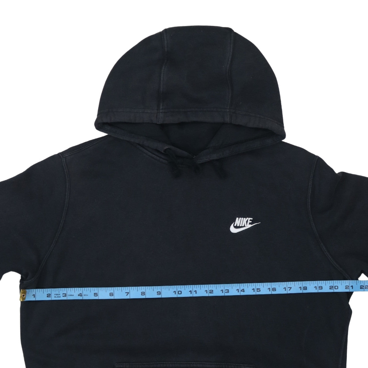 Nike Men's Black Pullover Hoodie M Regular Fit Fleece Sweatshirt