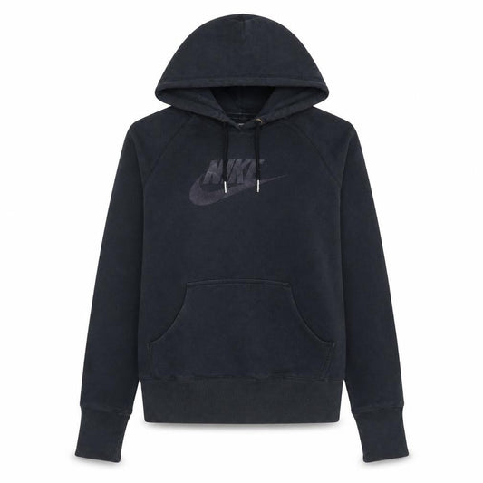 Nike Womens Black Pullover Hoodie Size S 8/10 Sportswear Logo Sweatshirt
