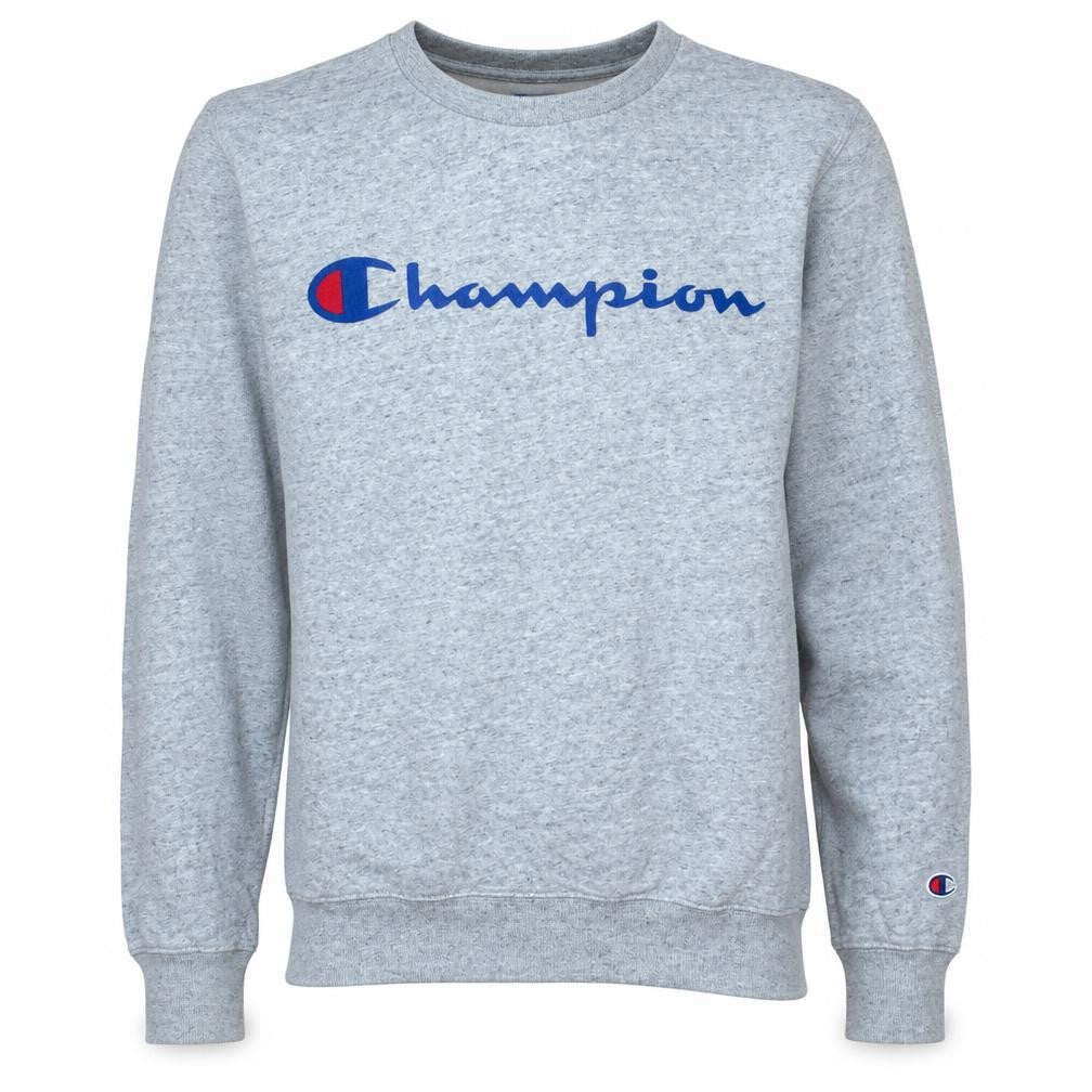 Champion Men's Grey XS Crew Neck Pullover Sweatshirt
