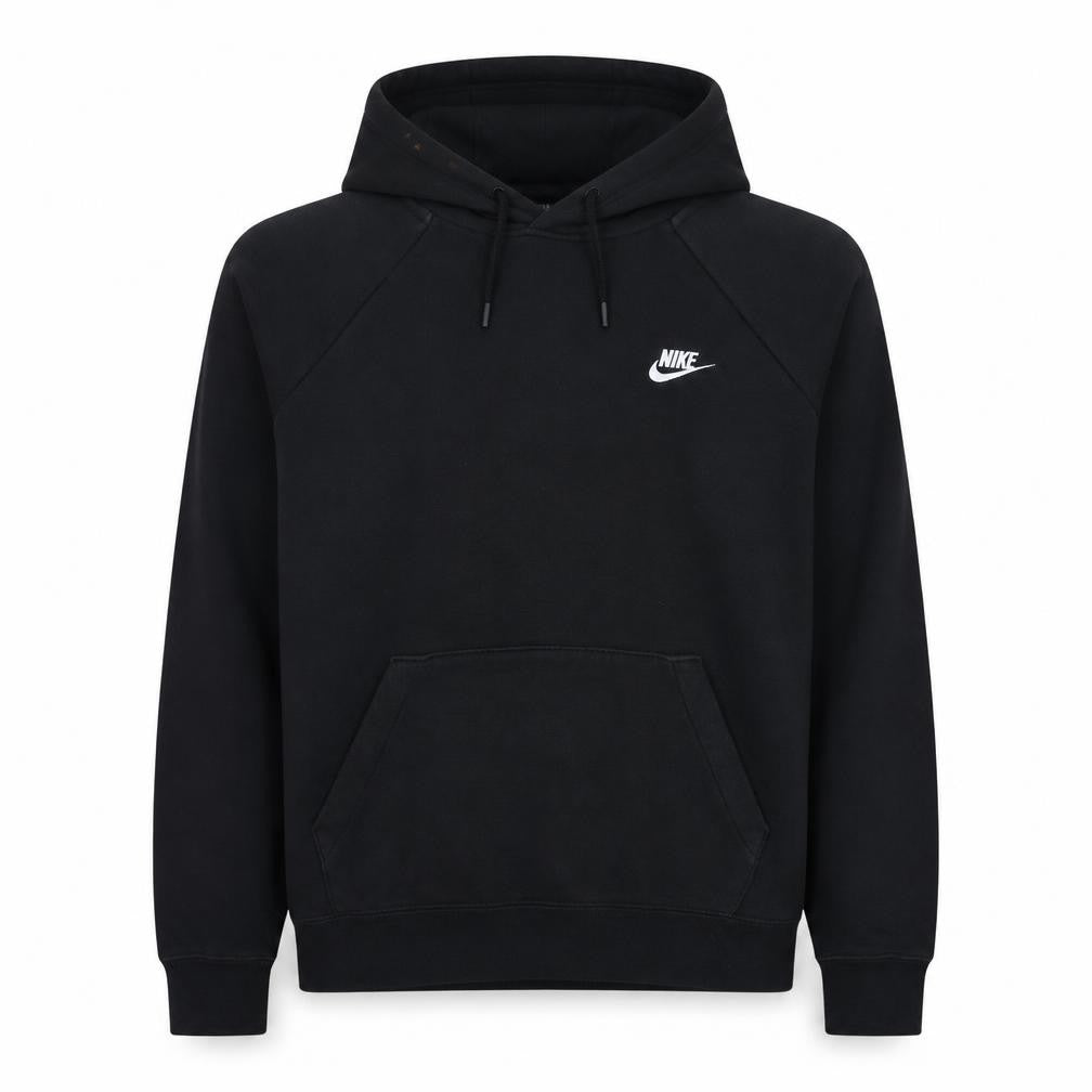 Nike Men's Black Pullover Hoodie Medium Sports Fleece