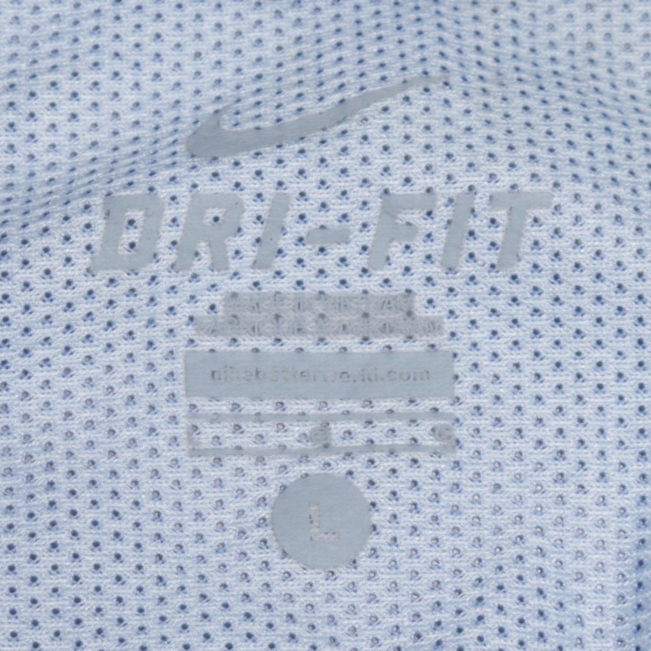 Nike Men’s Blue Dri-FIT Short Sleeve Running T-Shirt Size L