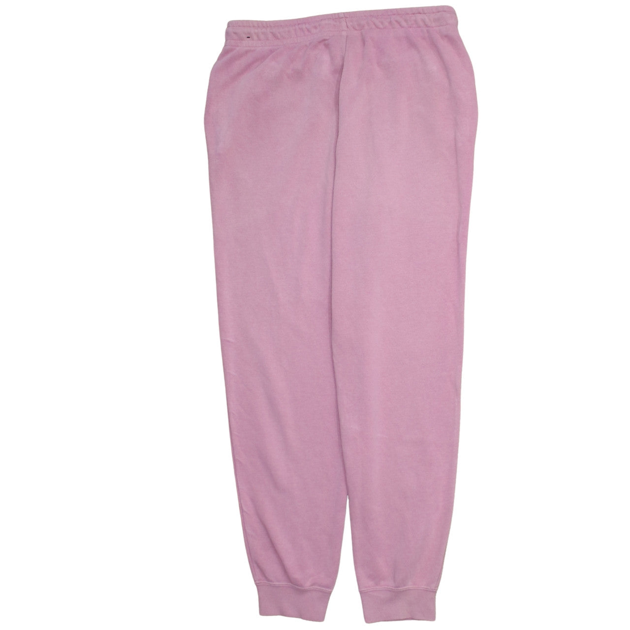 Nike Women's Pink Jogger Sweatpants M Fleece Cotton Blend