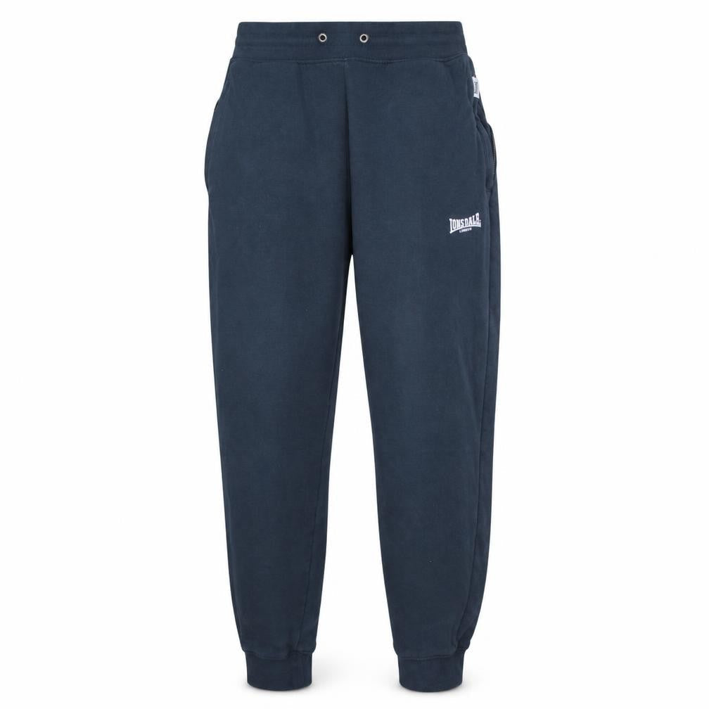 Lonsdale Men Blue Jogger Sweatpants L Regular Fit Fleece