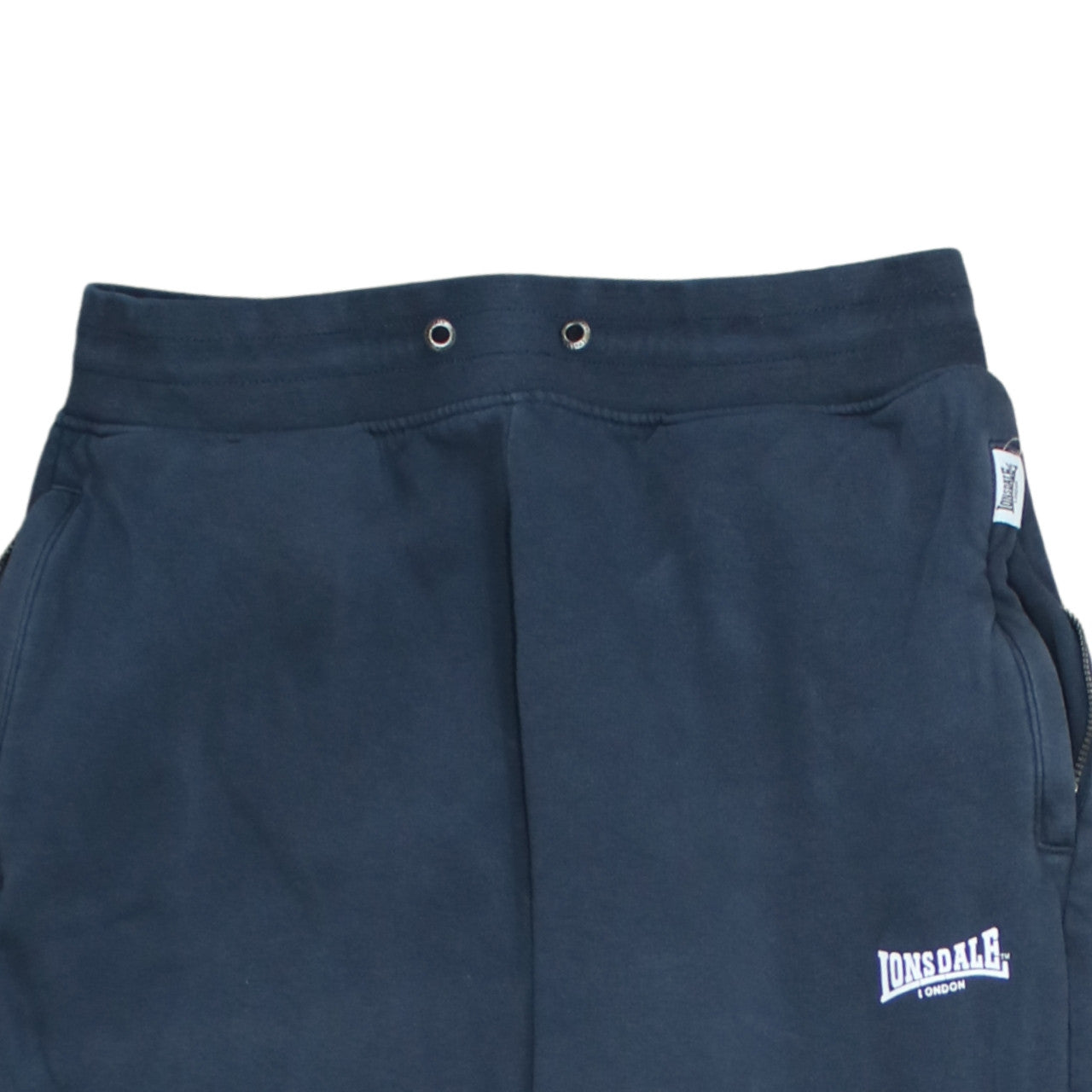 Lonsdale Men Blue Jogger Sweatpants L Regular Fit Fleece