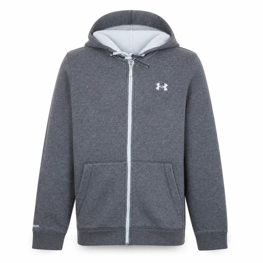 Under Armour Men's Grey Full Zip Fleece Hoodie Size M