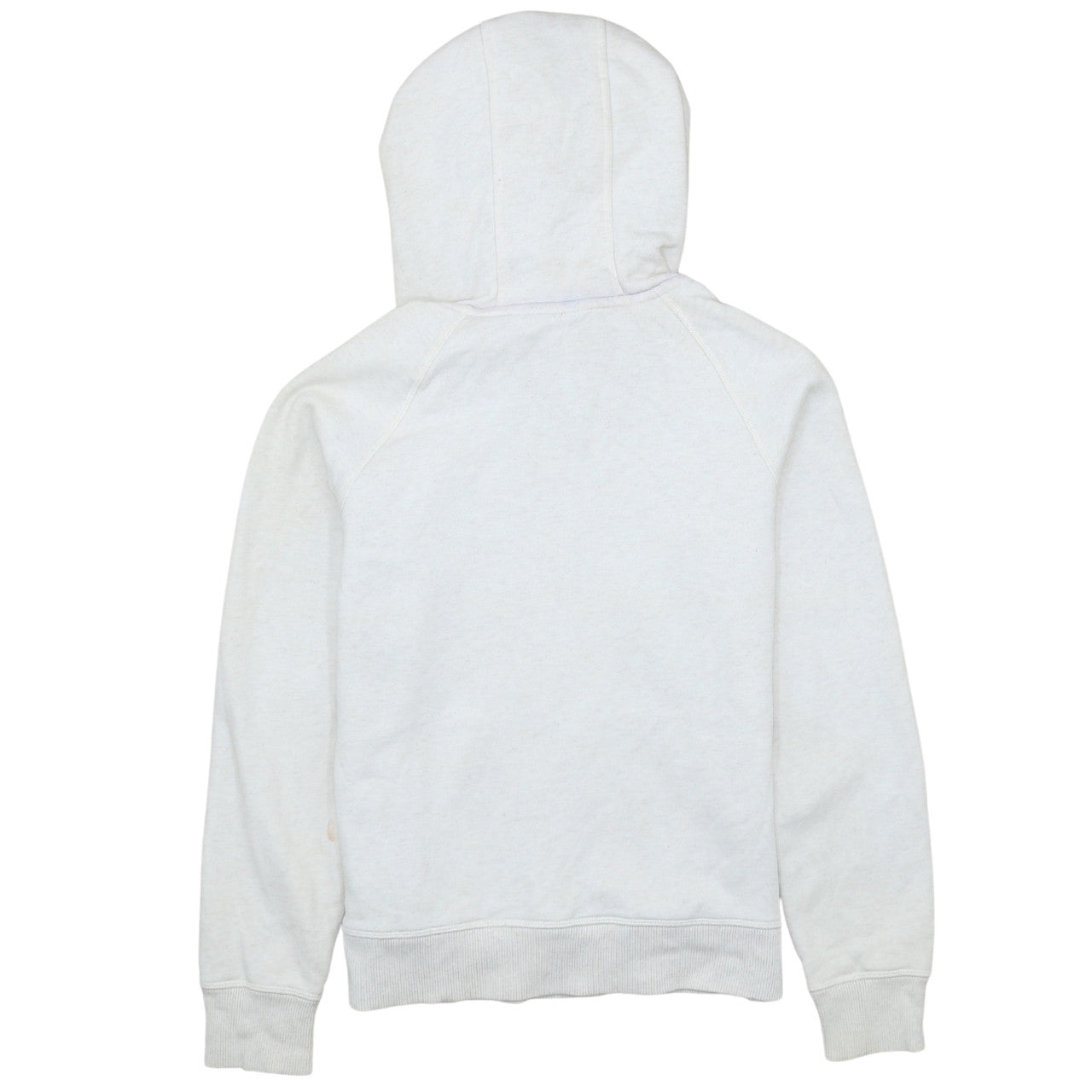 Adidas Womens Beige Hooded Pullover Sweatshirt Size L Logo Print