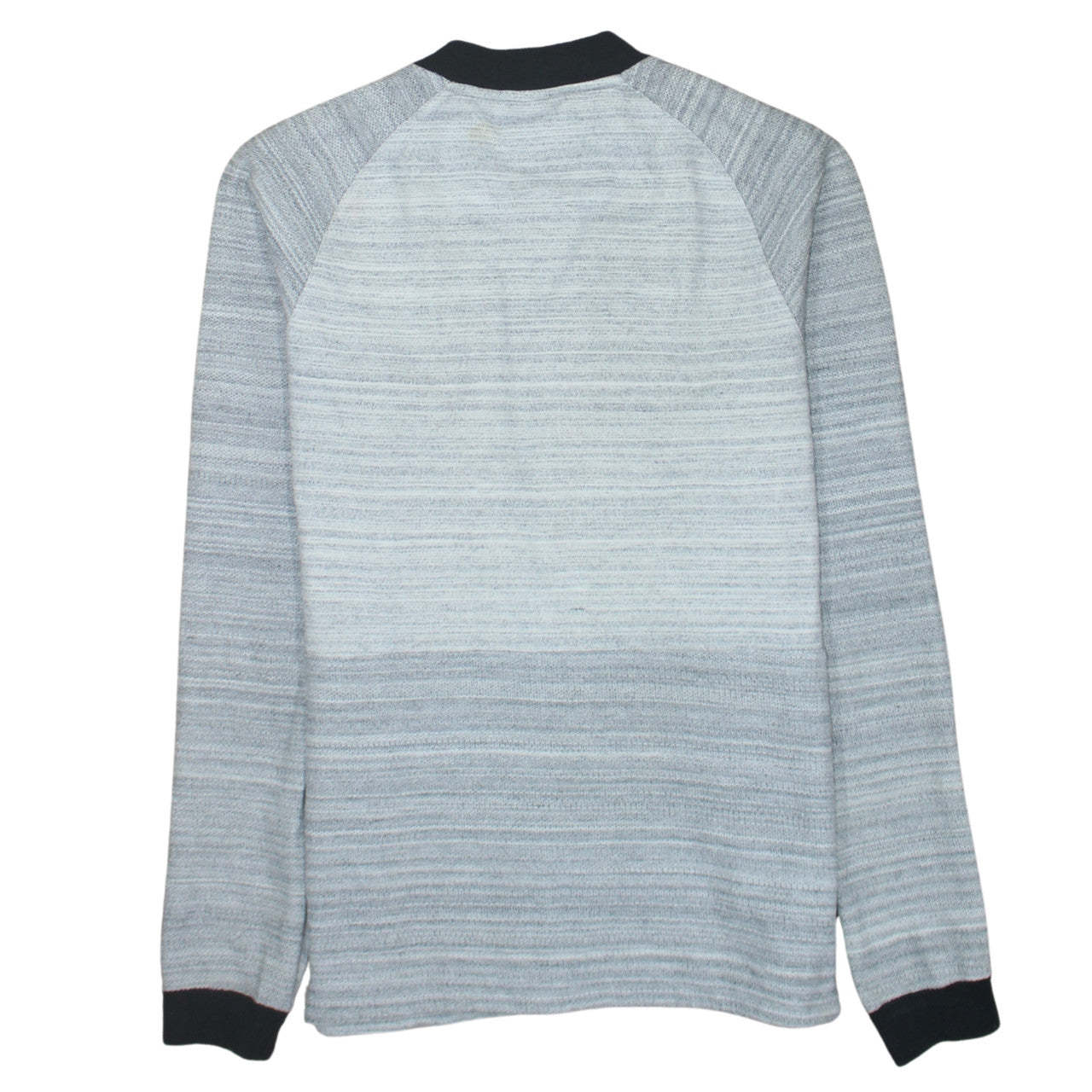Nike Men's Grey Full Zip Knit Sweatshirt Size M