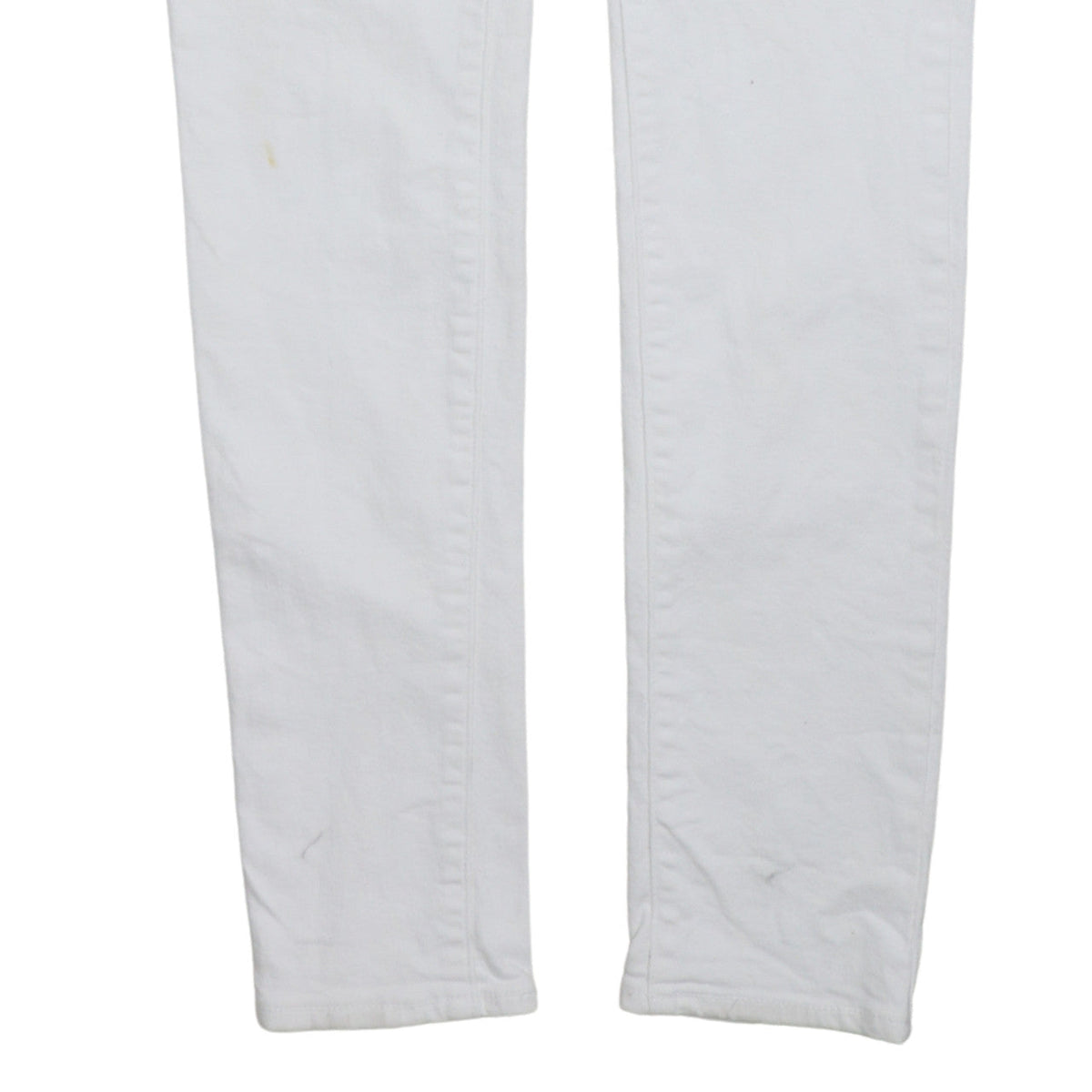 Levi's Women's White 711 Skinny Jeans Size 30 Mid Rise Denim
