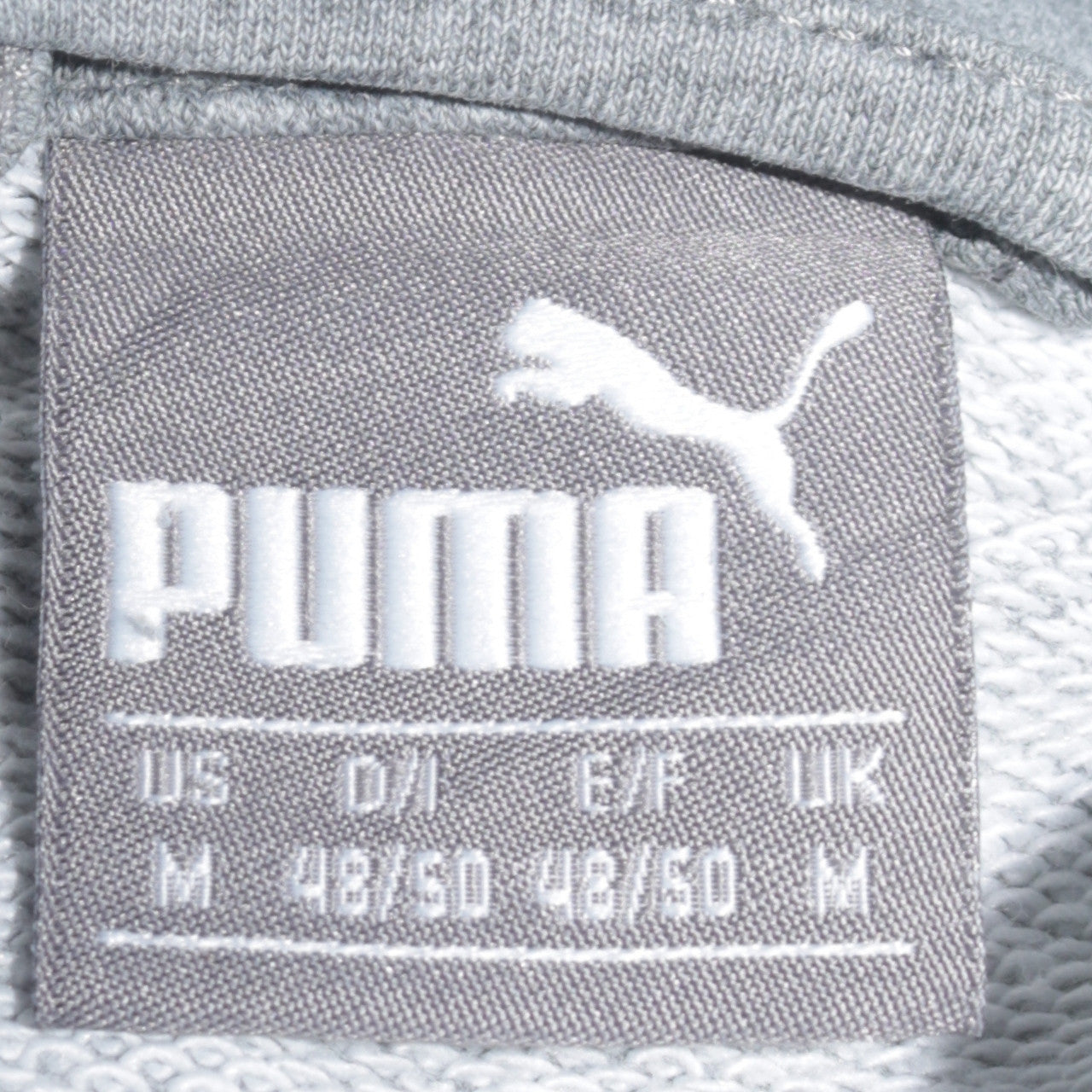 Puma Men’s Grey Full Zip Sweatshirt Size M Regular Fit