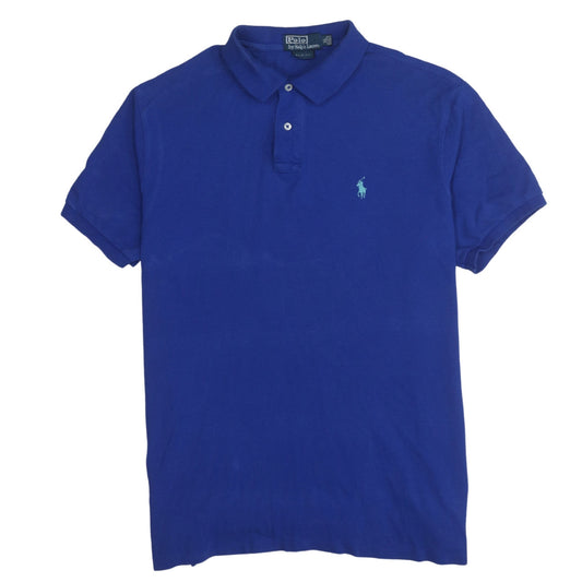 Ralph Lauren Men’s Blue Slim Fit Polo Shirt Size XL 100% Cotton