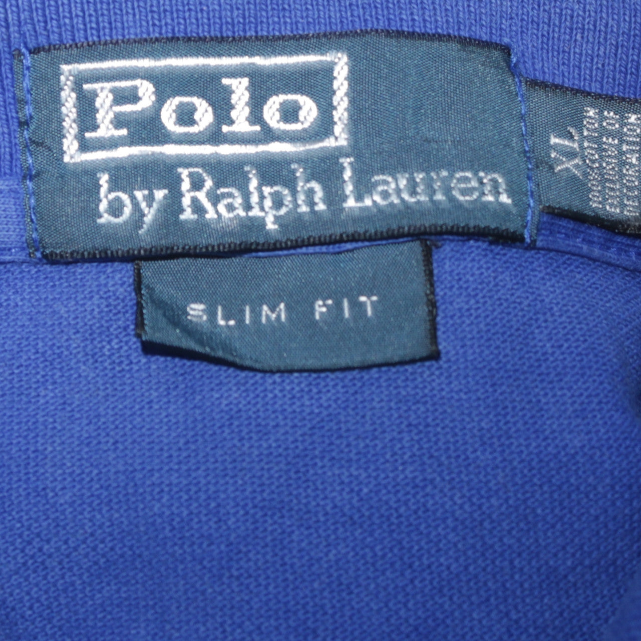 Ralph Lauren Men’s Blue Slim Fit Polo Shirt Size XL 100% Cotton