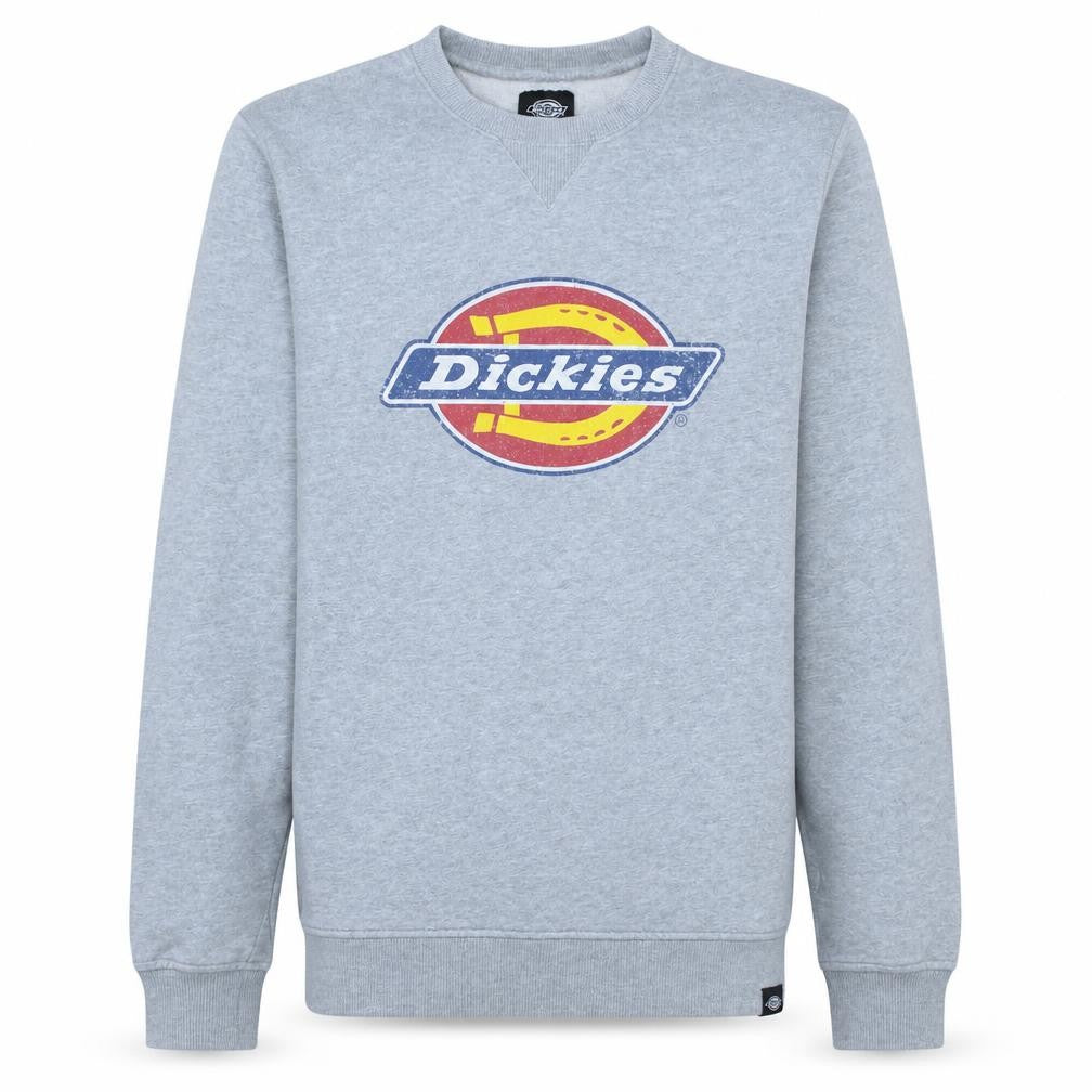 Dickies Men's Grey Small Crew Neck Pullover Sweatshirt