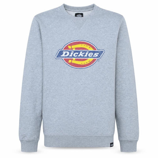 Dickies Men's Grey Small Crew Neck Pullover Sweatshirt