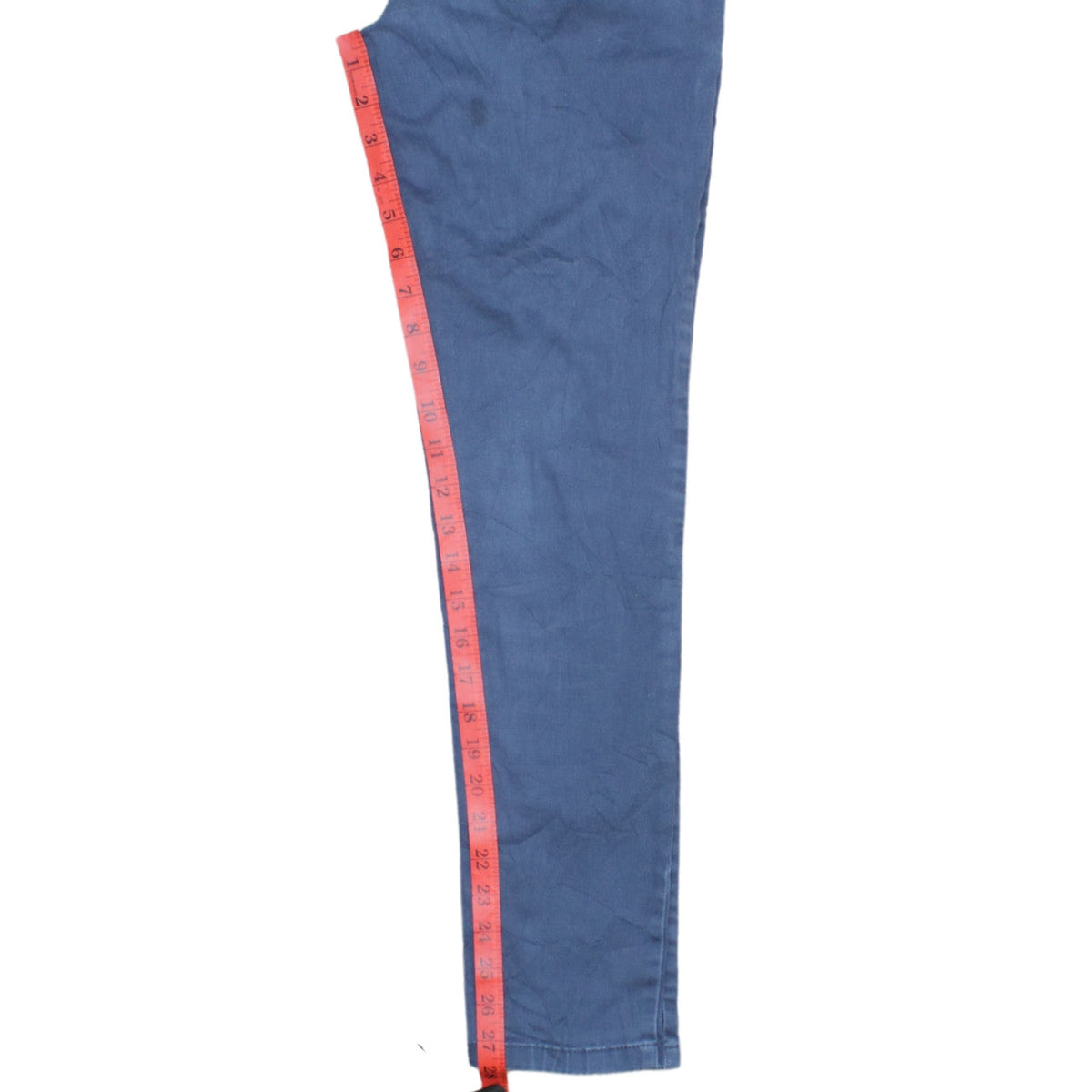 Tommy Hilfiger Boys Blue Chino Trousers Size 164 Slim Fit Cotton Blend