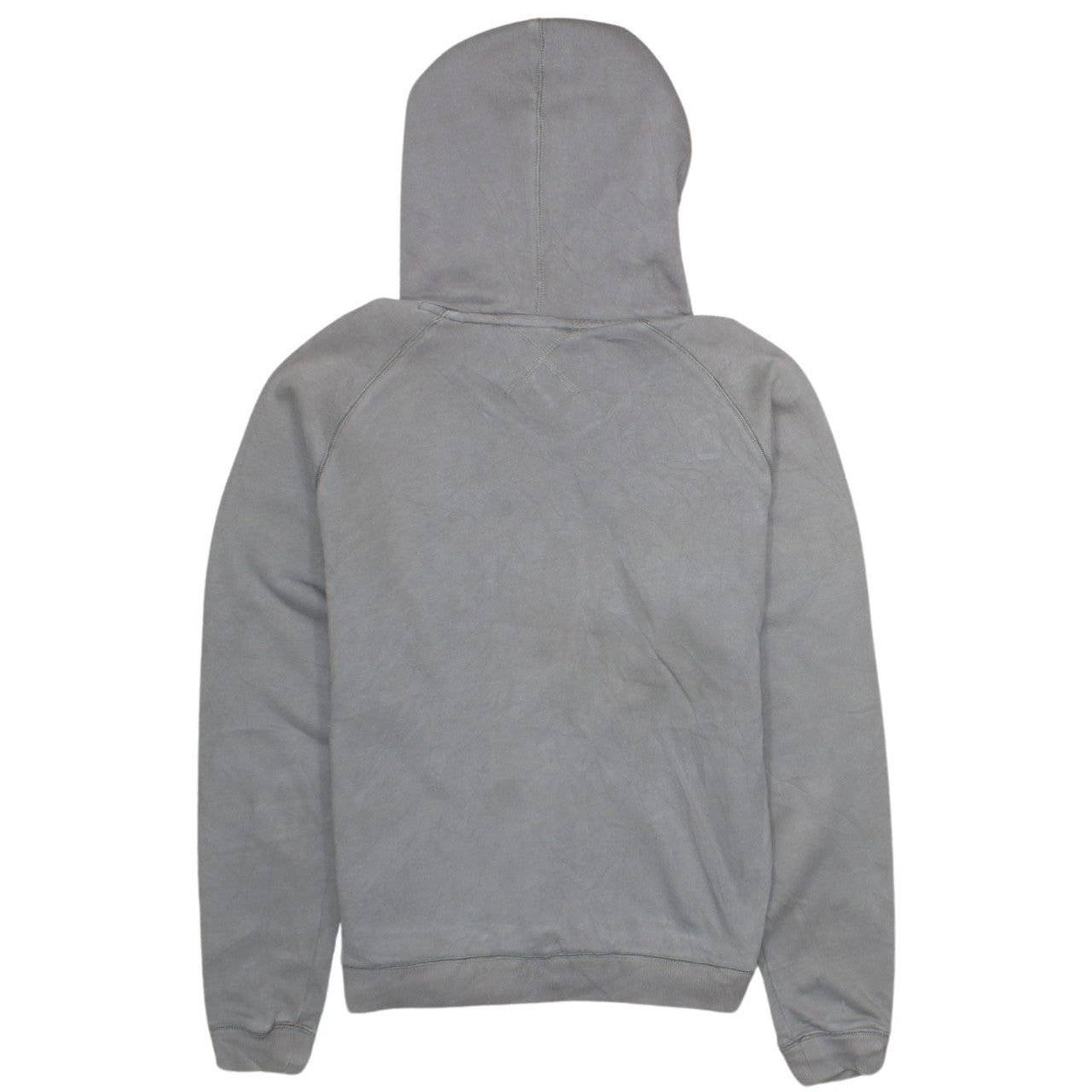 Reebok Women’s Grey Pullover Hoodie Size M Cotton Blend Logo Sweatshirt