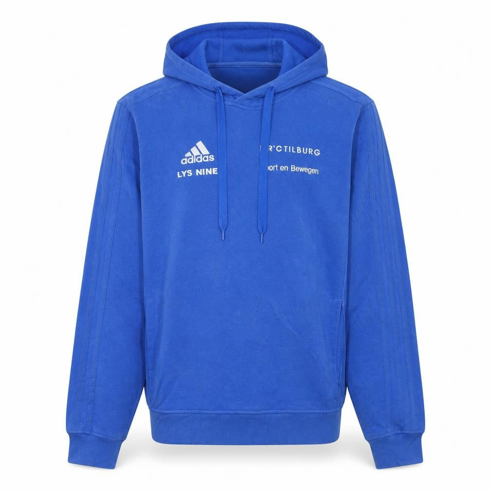 Adidas Men's Blue Hooded Pullover Sweatshirt Small