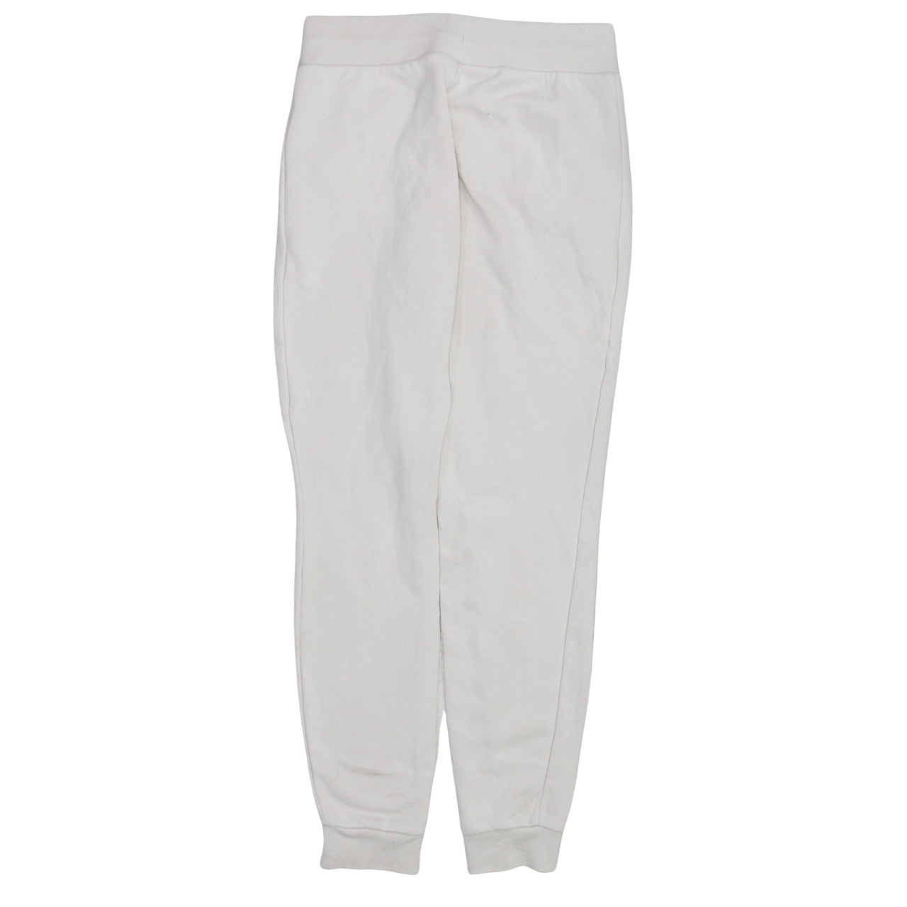 Adidas Womens White XS Joggers Fleece Cotton Blend Sweatpants