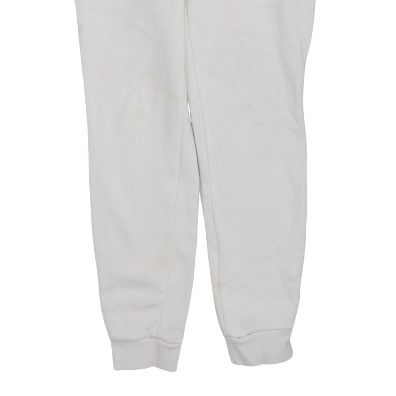 Adidas Womens White XS Joggers Fleece Cotton Blend Sweatpants