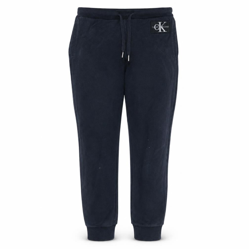 Calvin Klein Jeans Women's Black Jogger Trousers S Fleece Logo