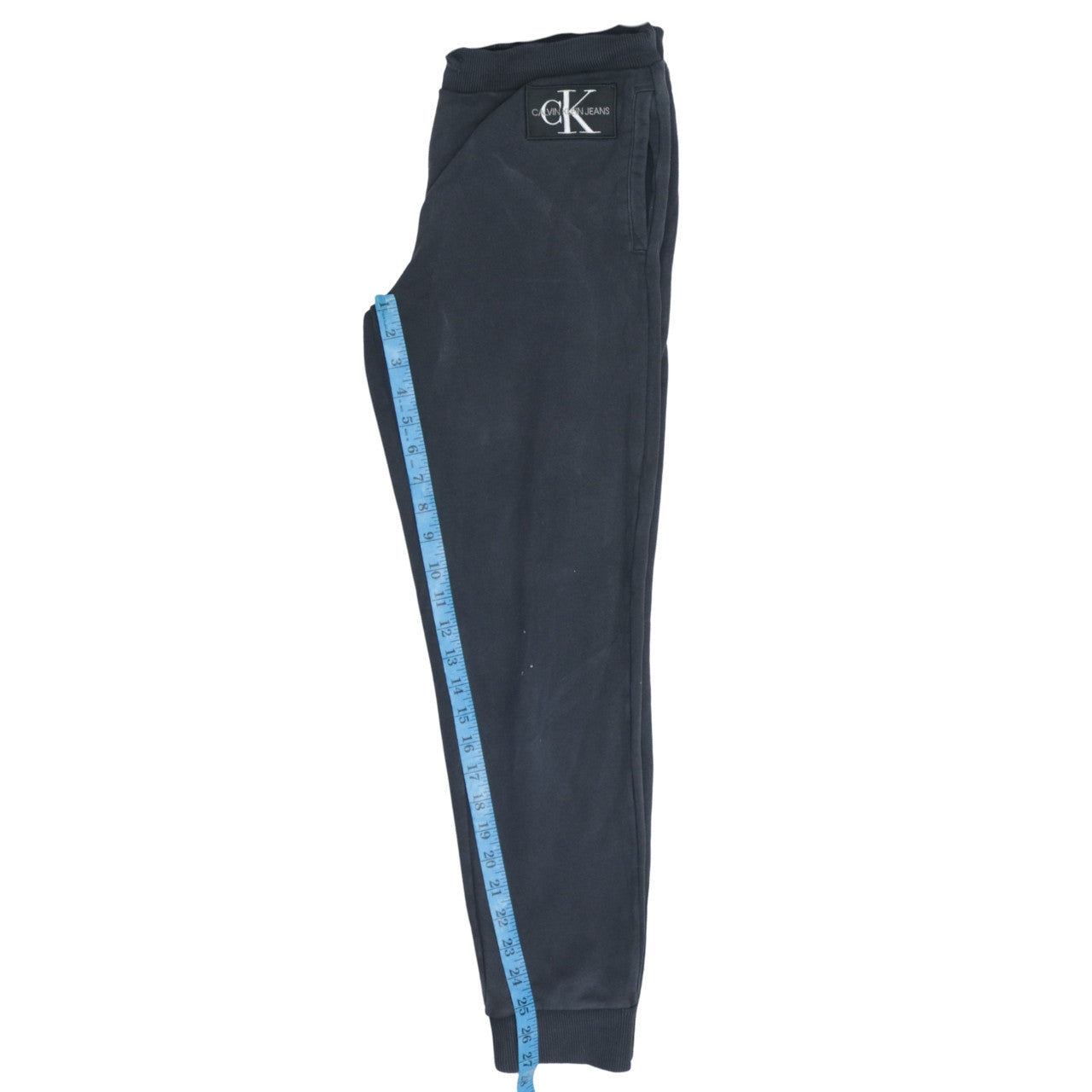 Calvin Klein Jeans Women's Black Jogger Trousers S Fleece Logo