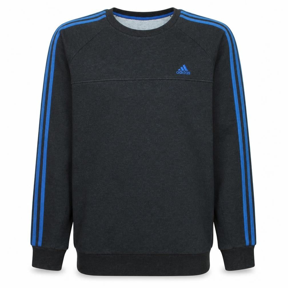 Adidas Men's Black L Crew Neck Pullover Sweatshirt