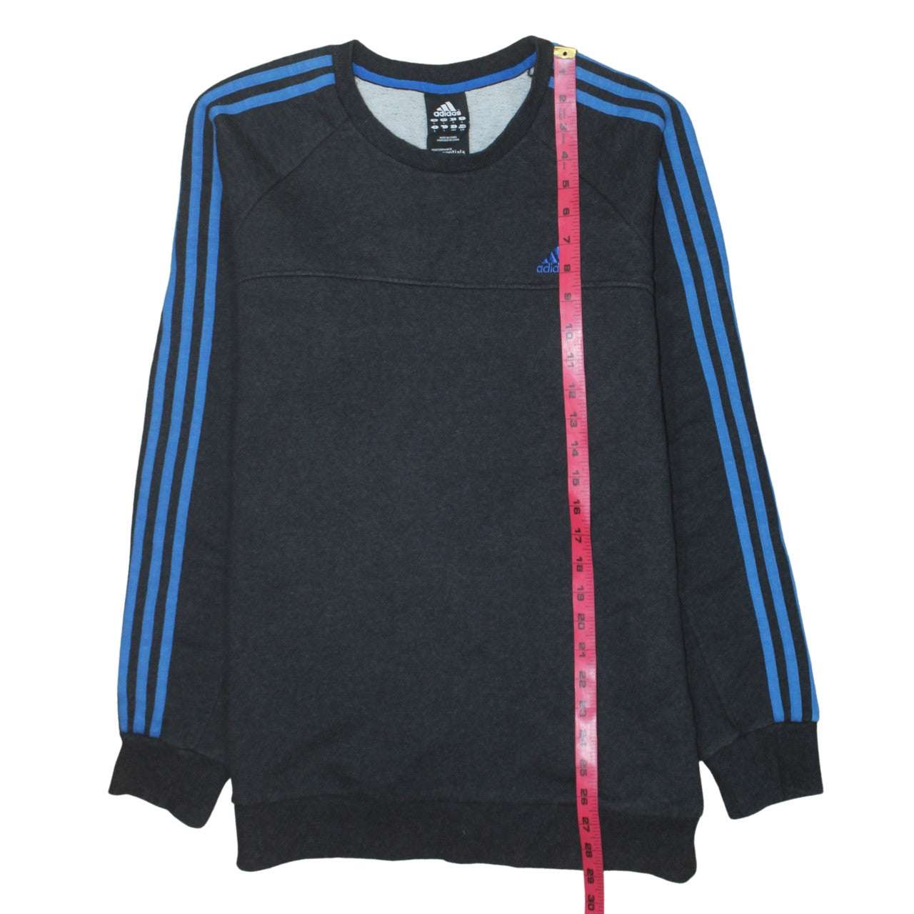 Adidas Men's Black L Crew Neck Pullover Sweatshirt