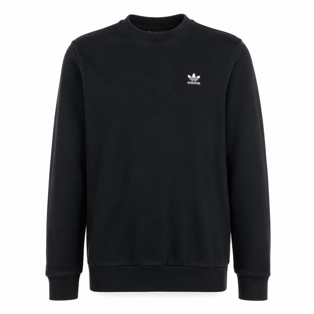 Adidas Boys Black Crew Neck Pullover Sweatshirt 13-14 Years