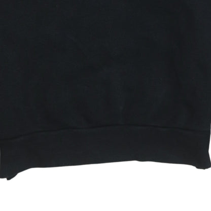Additional view of Adidas boys’ black crew neck pullover sweatshirt 13-14 years