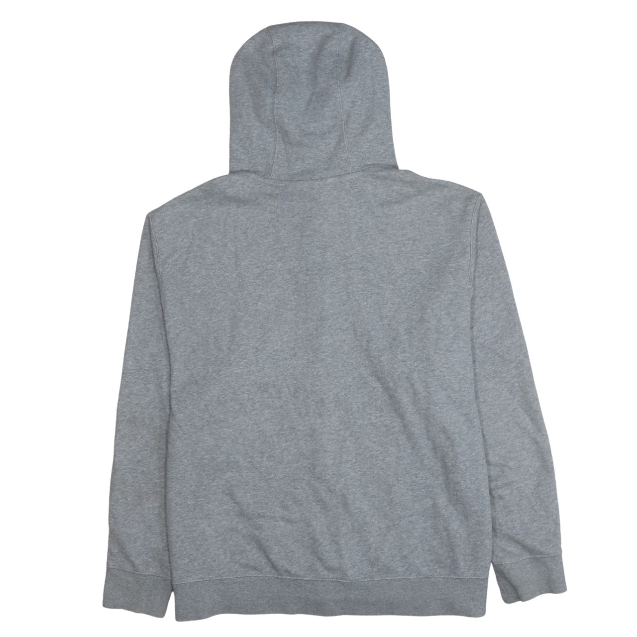 Nike Men's Grey Full Zip Hoodie XL Cotton Blend Casual Sweatshirt