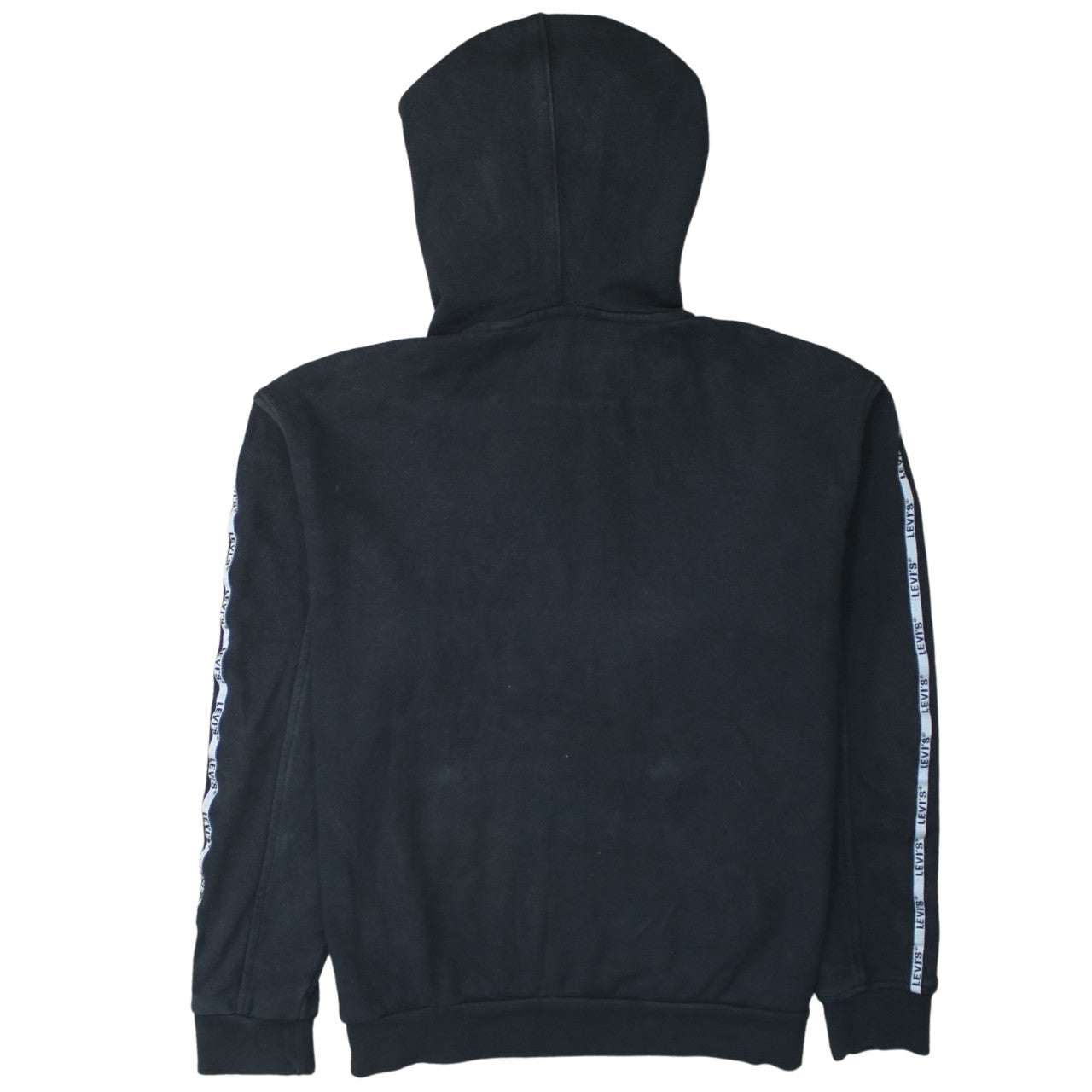 Levi's Men's Black XS Pullover Hoodie with Logo Trim