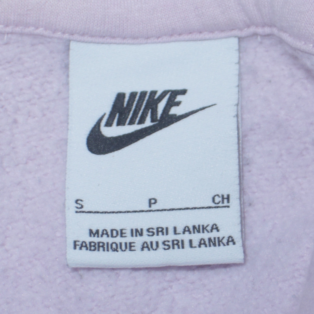 Nike Women’s Pink Pullover Hoodie Small Embroidered Logo Cotton Blend