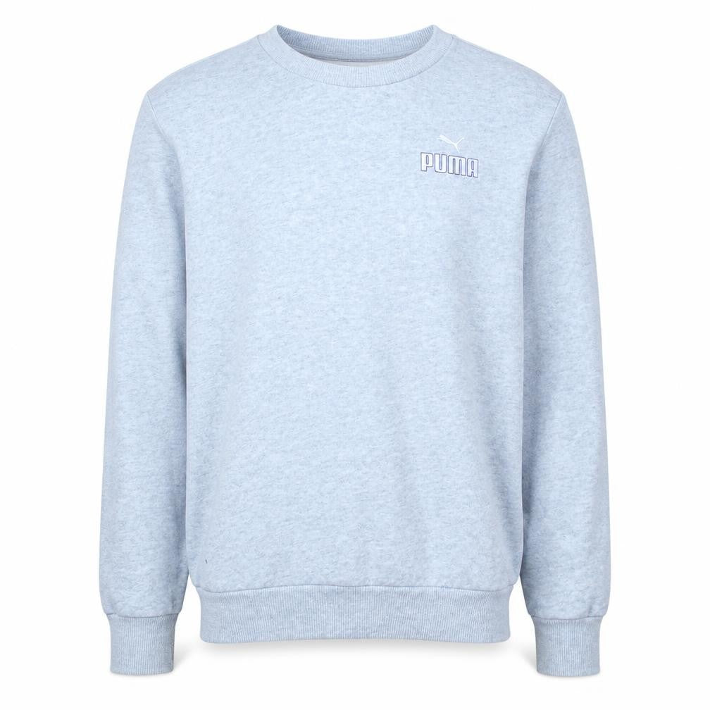 Puma Men's Grey Crew Neck Pullover Sweatshirt Size M