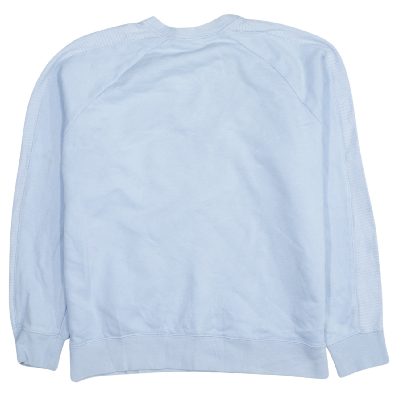 Adidas Womens Light Blue Crew Neck Logo Sweatshirt UK 16