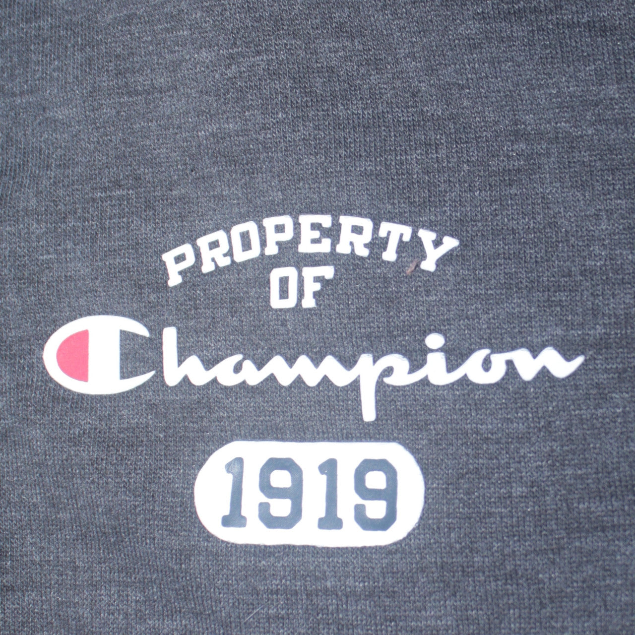 Champion Men's Grey Full Zip Sweatshirt XL Mock Neck Sports Style