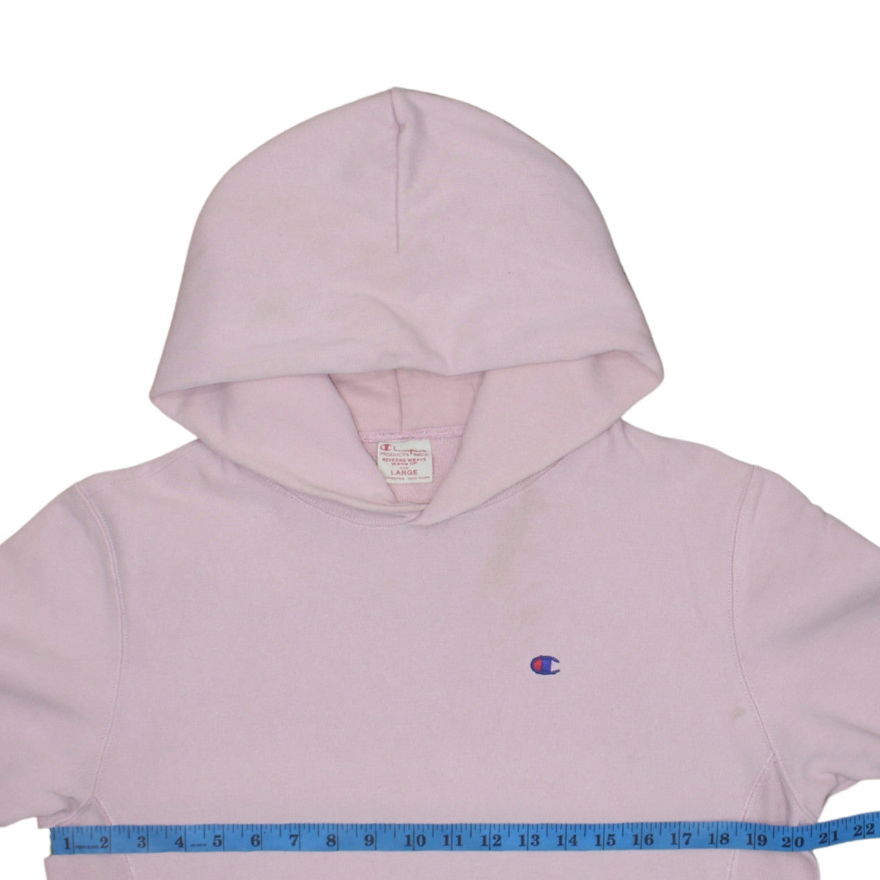 Champion Womens Pink Reverse Weave Pullover Hoodie Size L 100% Cotton