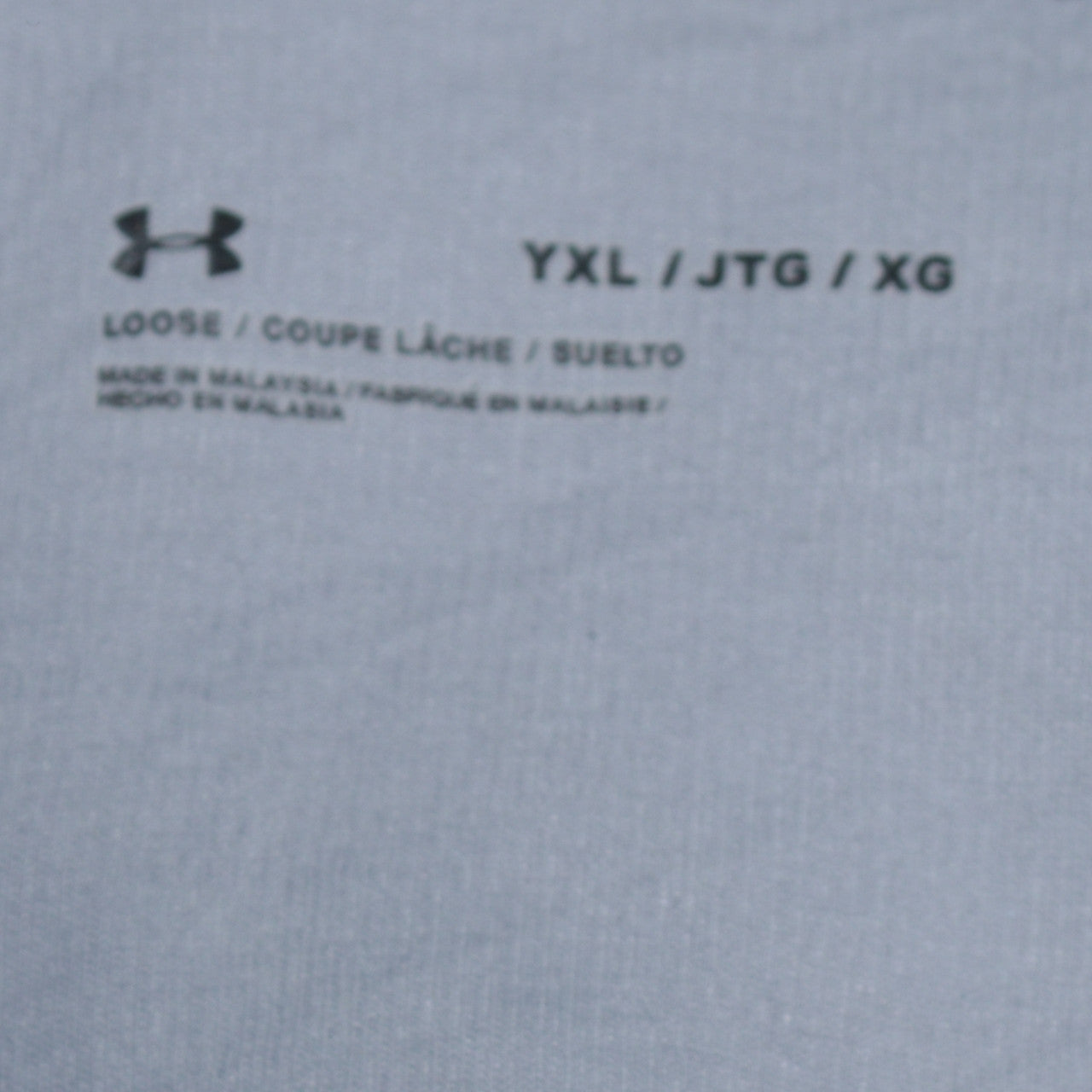 Under Armour Boys Grey Colourblock 1/4 Zip Hoodie Size 14-15 Years